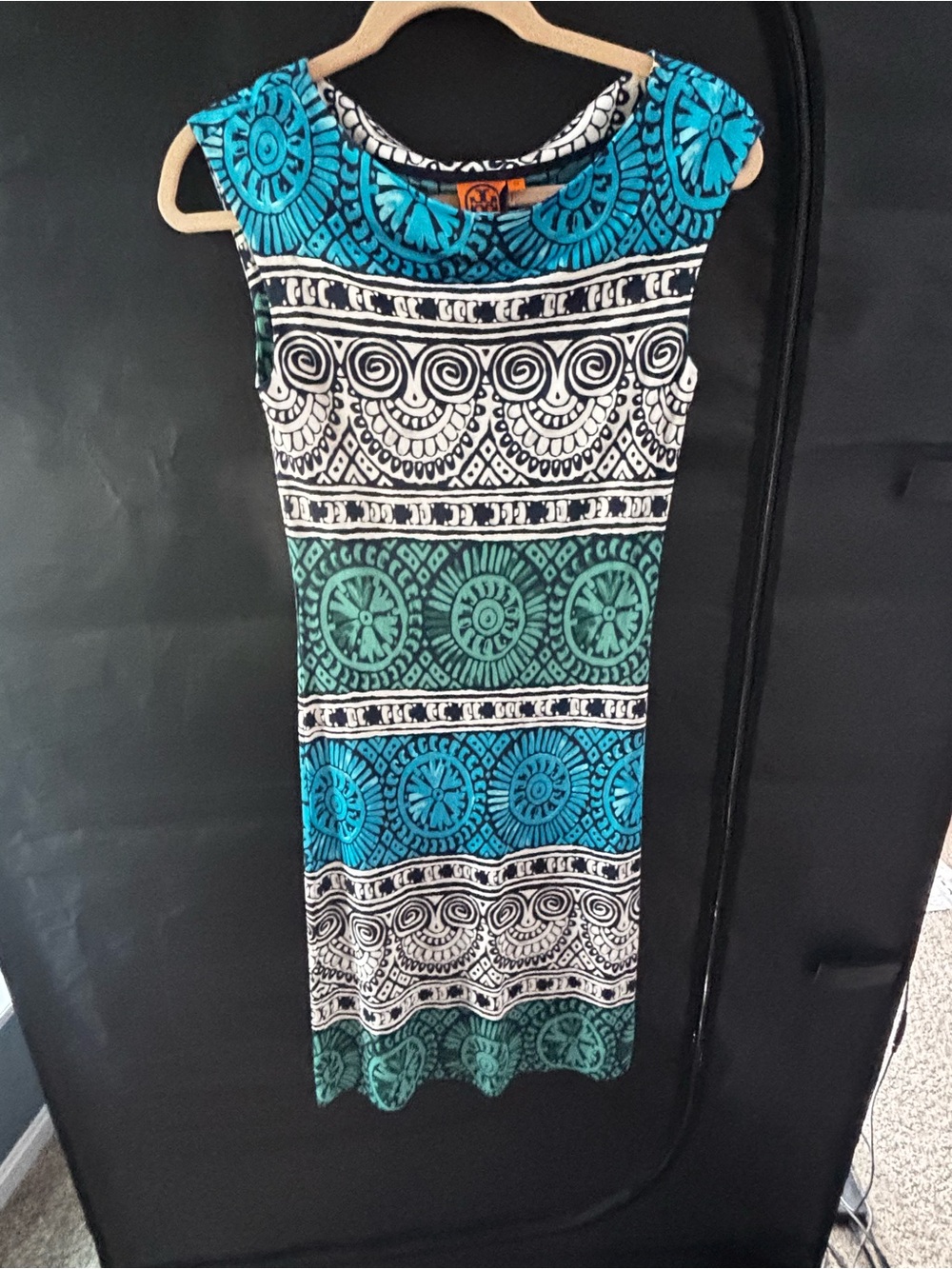 Tory Burch 100% Silk Pattern Boho Dress - Picture 8 of 10